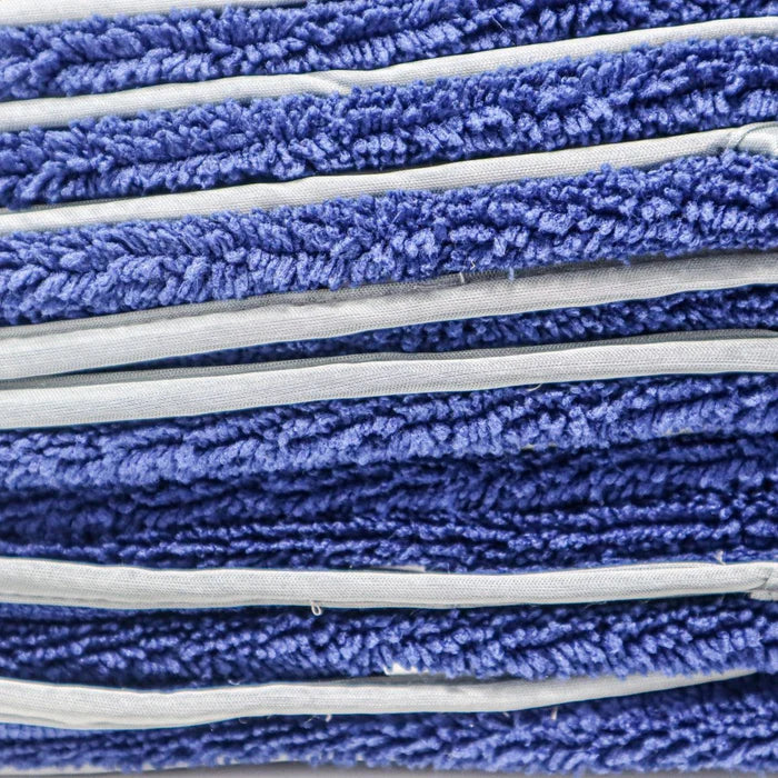 16" x 24" All Purpose Microfiber Towels w/ Silk Wrapped Gray Edge - 12 Pack