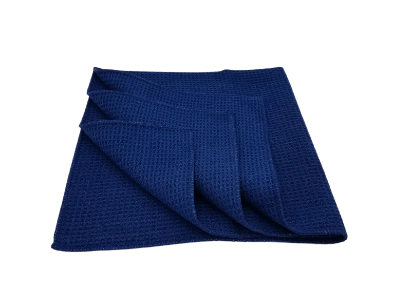 24" x 24" Overlock Edge Waffle Weave Towels 6 Pack