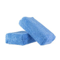 Blue Rectangular Microfiber Applicator Pads