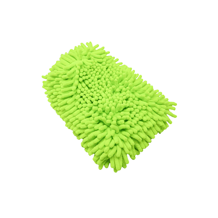 Green Microfiber Chenille Wash Mitt