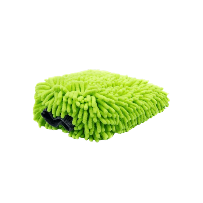 Green Microfiber Chenille Wash Mitt