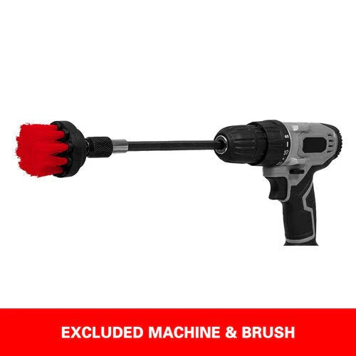 6" Drill Brush Straight Extension