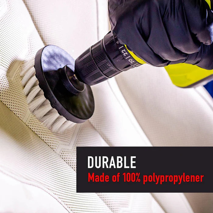 Maxshine Soft Leather & Fabric Drill Brush Set