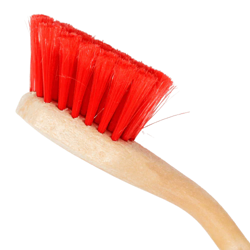 Soft Red Chemical Resistant Brush