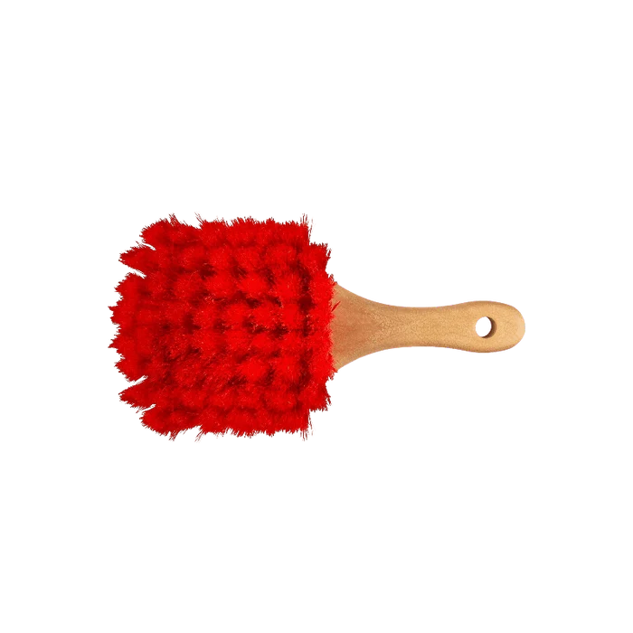 Soft Red Chemical Resistant Brush